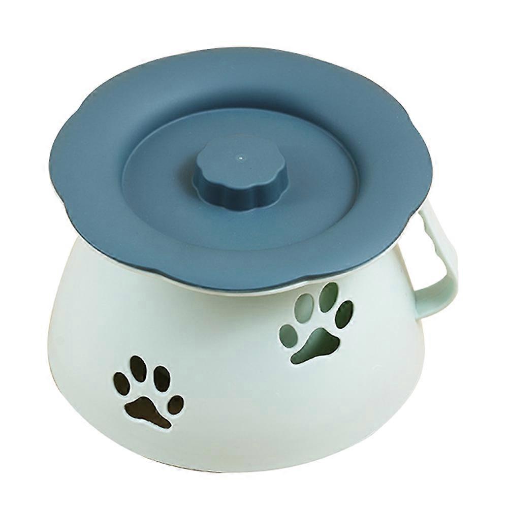 Masteelf 1Pc Handheld Plastic Chamber Pot for Household Practical Elder Spittoon with Cover