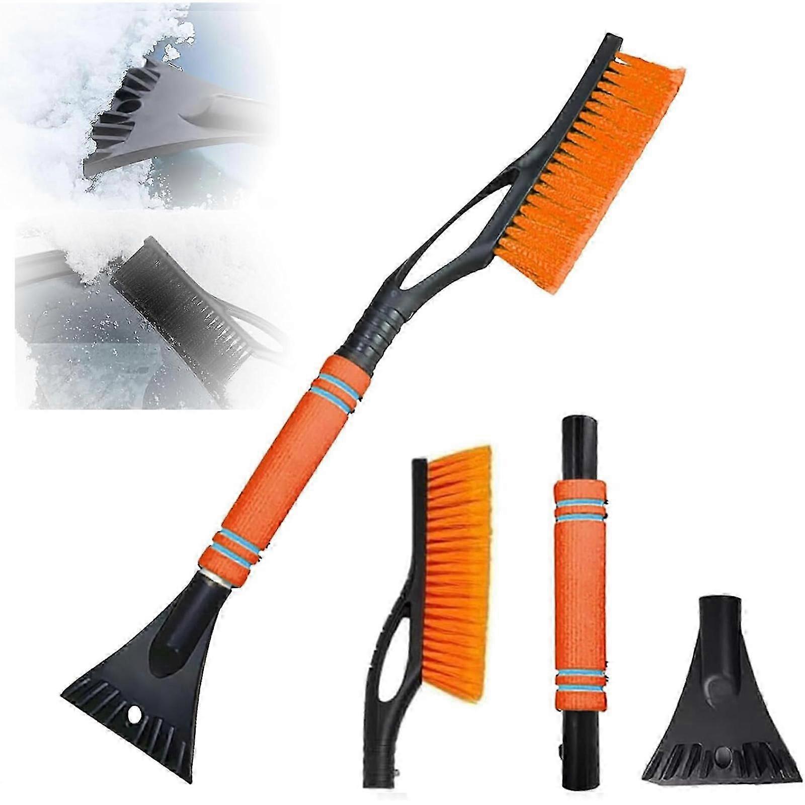 2-in-1 Detachable Snow Brush and Ice Scraper Suitable for Cars, Trucks, SUVs