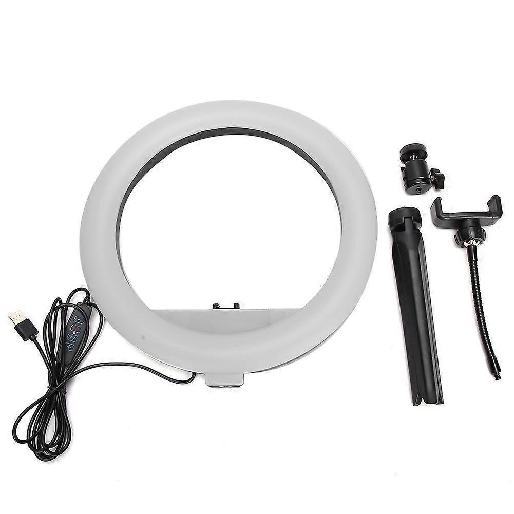 30cm LED Selfie Fill Light with Adjustable Brightness for Live Streaming