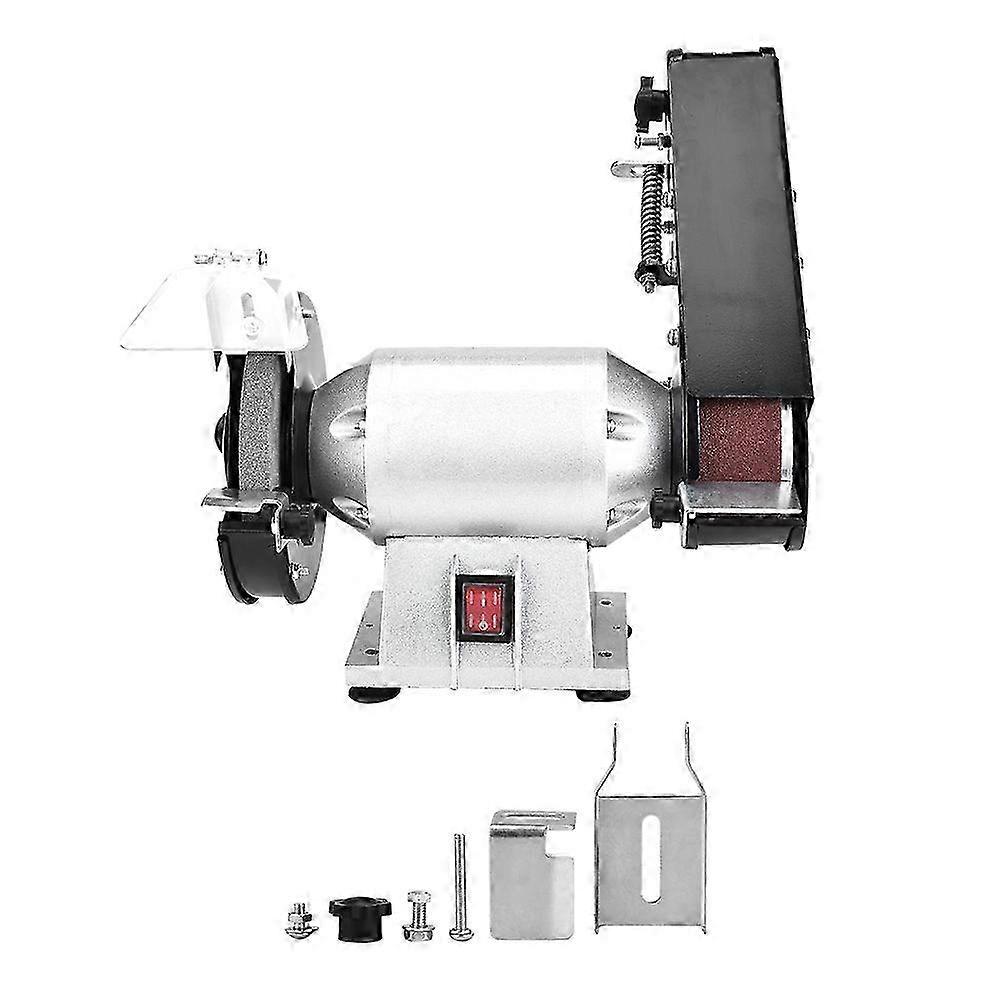 250W Bench Grinder & Belt Sander Combination Grinding Sanding Machine