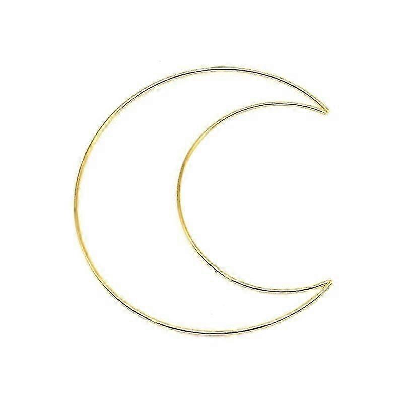 TroveMart Metal Macrame Moon Hoop for Dreamcatcher Making Macrame Project DIY Crafts Ring