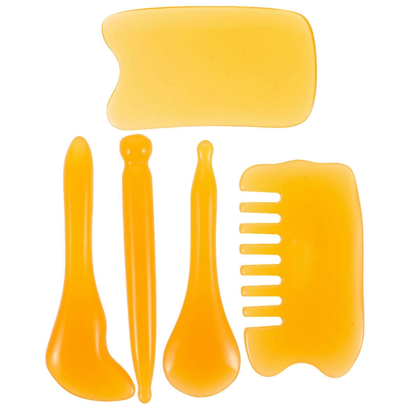 Massage For Deep Tissue Resin Gua Tool Set Skin Well-Being Enhancement Multi-Function 1Set