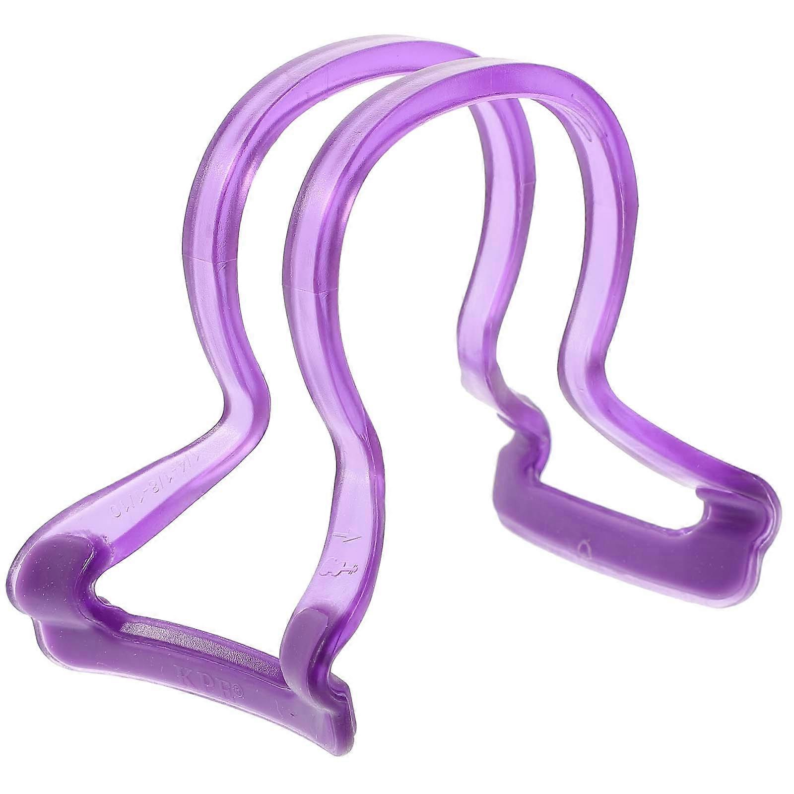 Violin Bow Straighten Adjuster Correction Purple 7.7x7x4.9cm 1Pcs