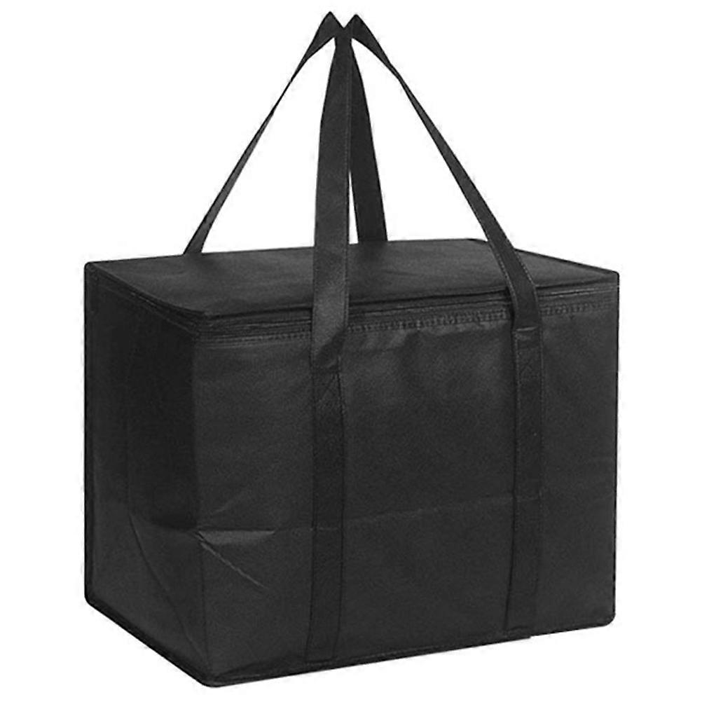 Insulated Zipper Foil Cooler Bag for Takeout, Groceries, Picnics, Travel, and Shopping – Upright Design for Easy Carrying