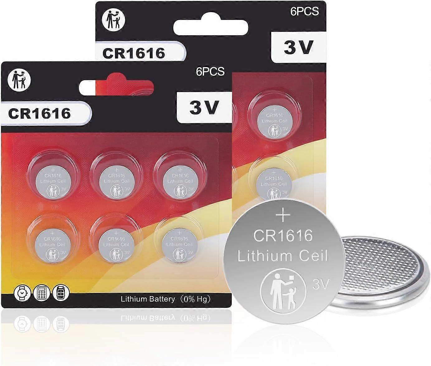 2025 Latest Model CR1616 Battery 3V Lithium CR 1616 Batteries for Car Remote