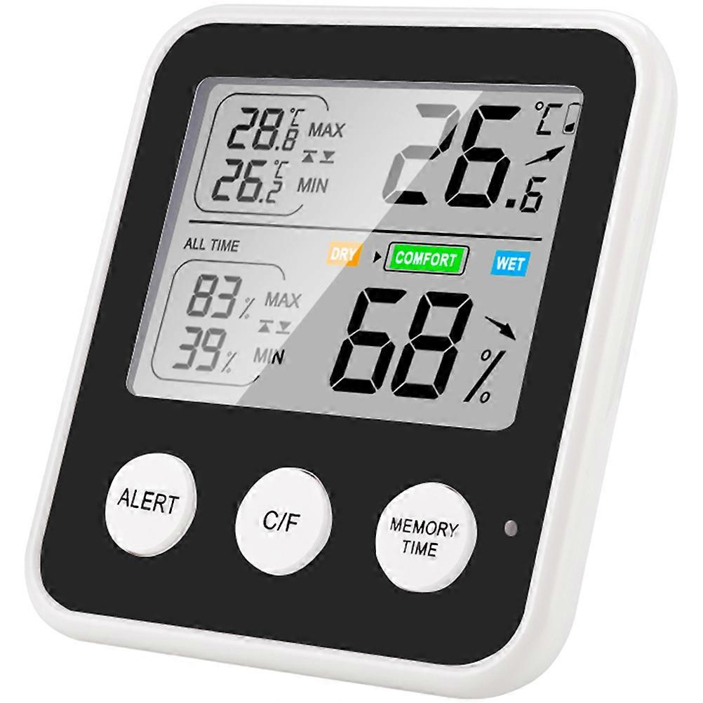 Household Mini Digital Humidity Measurement Simple Places ABS Material 1Set