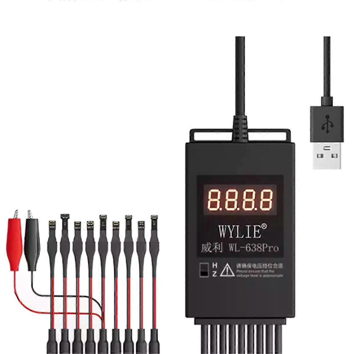Willie -638Pro Mobile Phone Repair Power Cord for 6-16PM Android Mobile Phone Repair Test Line