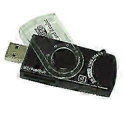Gembird FD2-ALLIN1-C1 Multi-Reader & Hub - USB All-in-One Card Reader for SD, MicroSD, and CompactFlash Cards