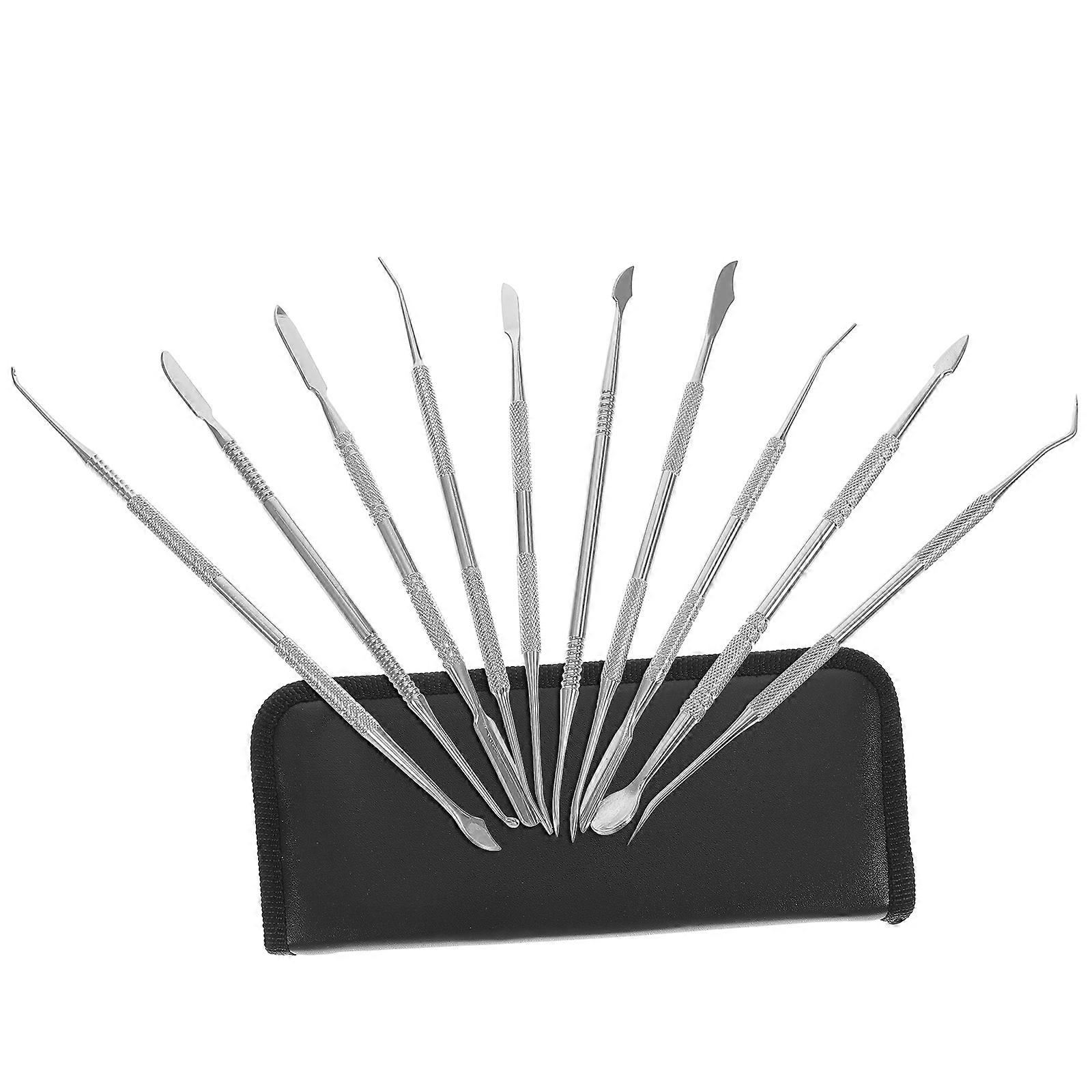 Clay Pottery Professional Performance Supplies For Beginners And Professionals 8.5X21.6CM Stainless Steel 10Pcs