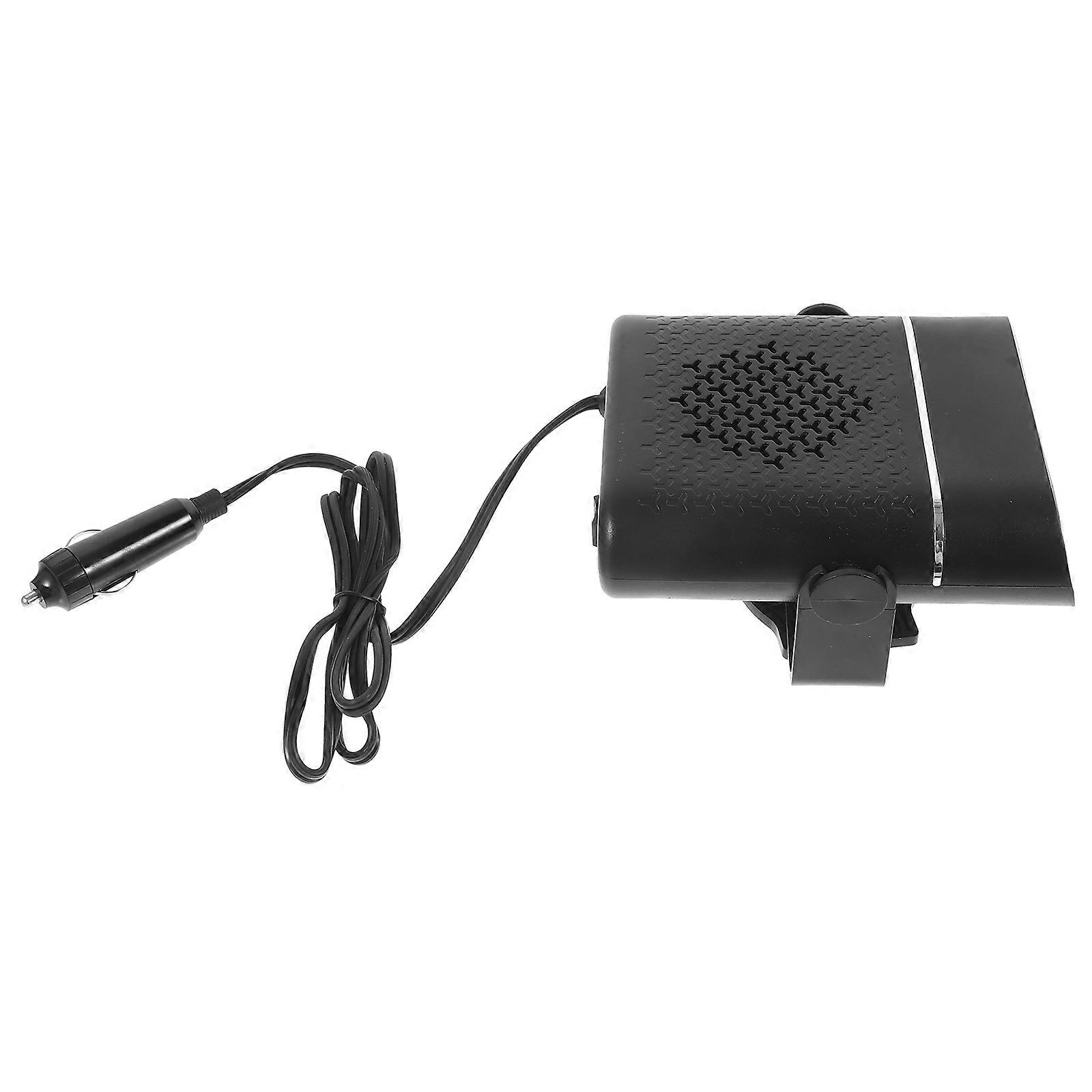 Portable Car Heater with Excellent Texture and Firmness for Car Use Black ABS Copper 4.5x3.2 Inches