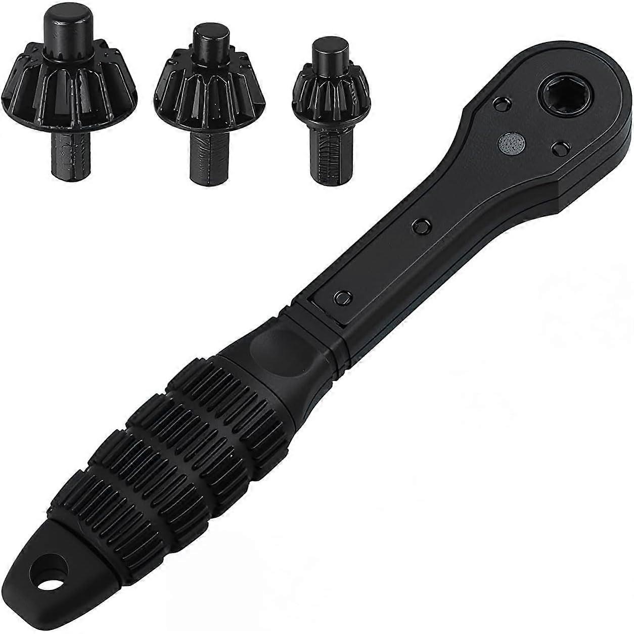 2-in-1 Drill Chuck Ratchet Wrench Set, Universal Electric Drill Chuck Key, Double-Headed Spanner for Power Tools