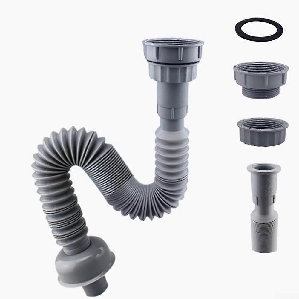 Extendable Kitchen Sink Connection Hose with 32/45/56mm Interface for Bathroom Furniture Sets