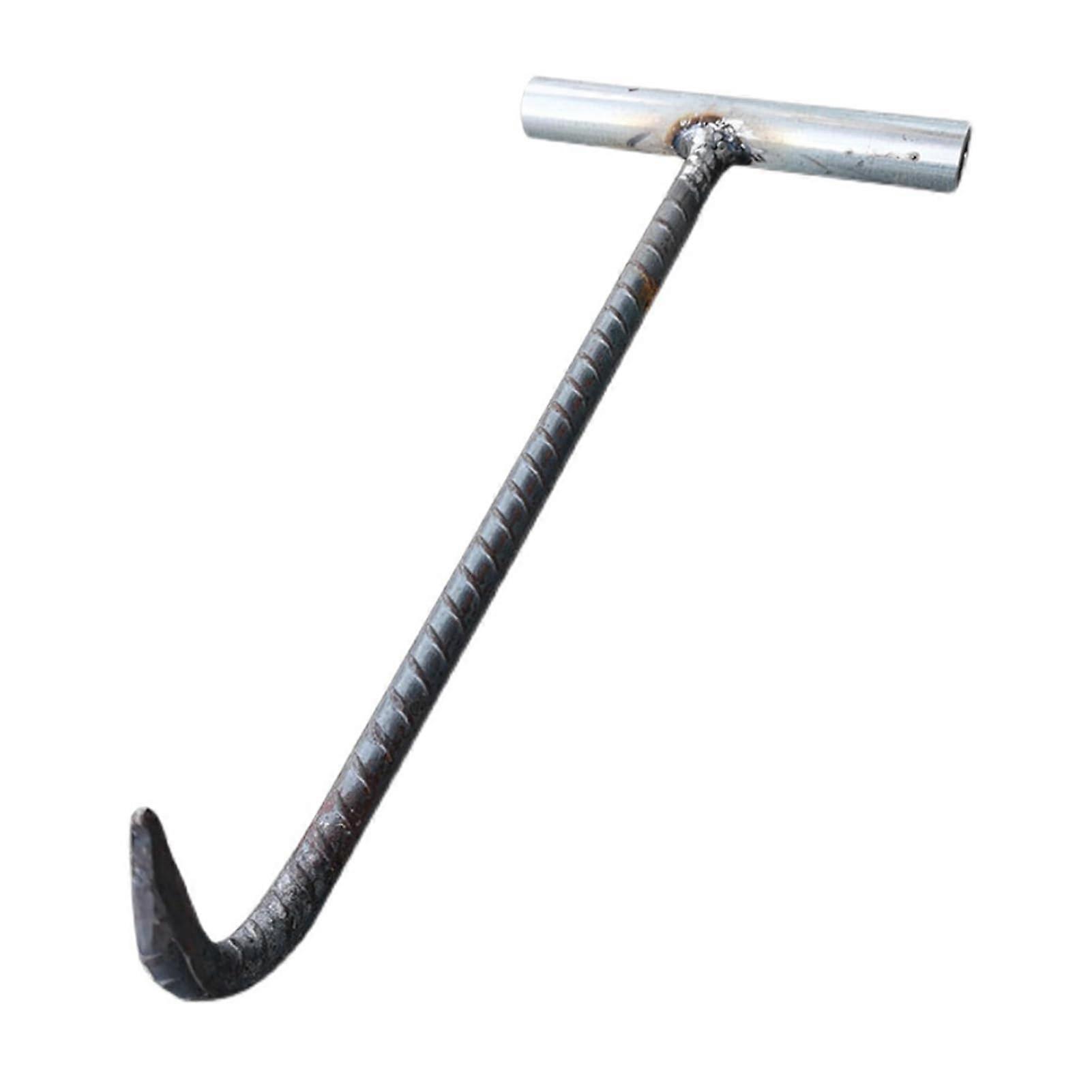 Manhole Hook, Rigid Steel Lifting Hooks, 25115 cm Lid Lifter (35 cm)
