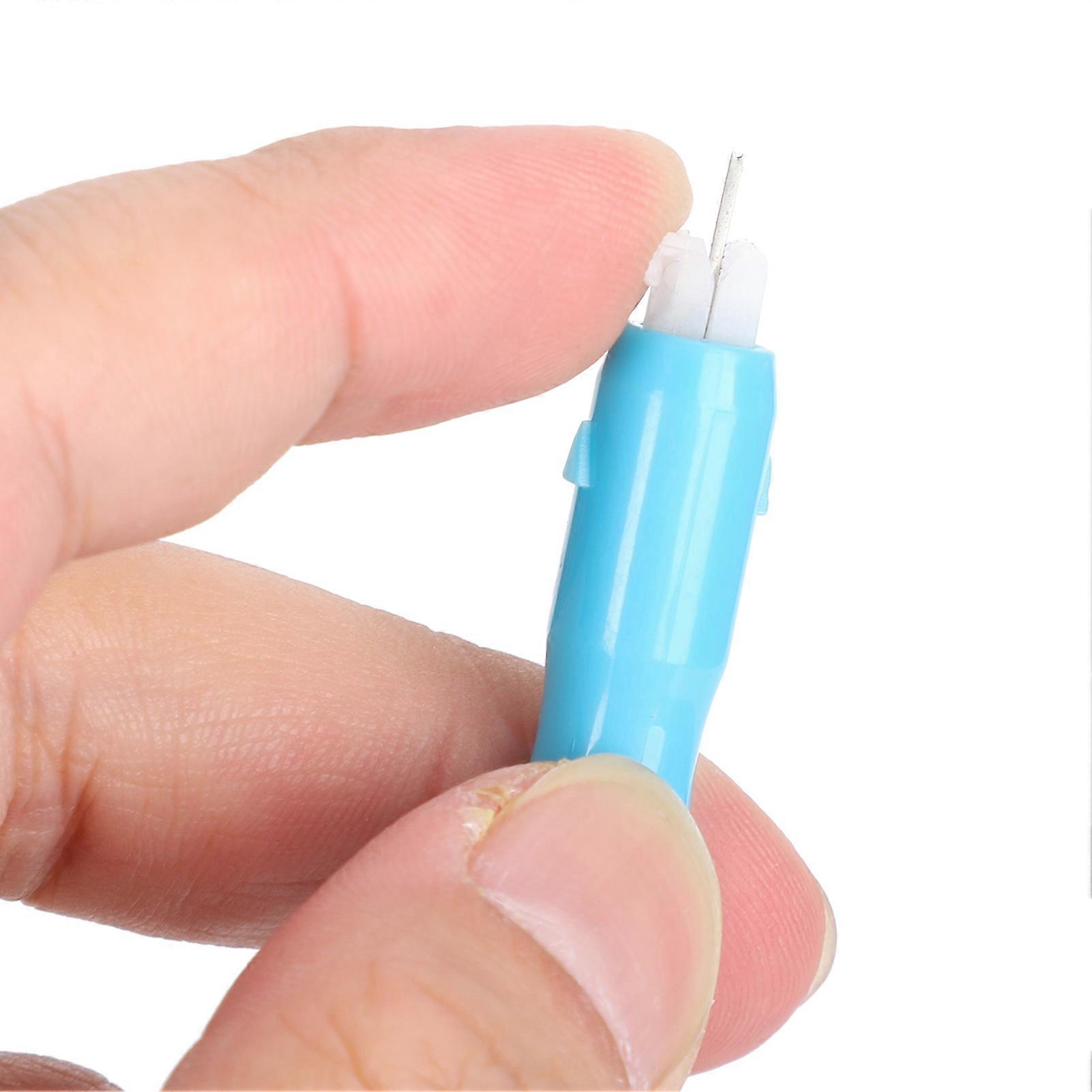 12pcs Needle Threader Plastic Automatic Inserter Threading Tool for Sewing Machine