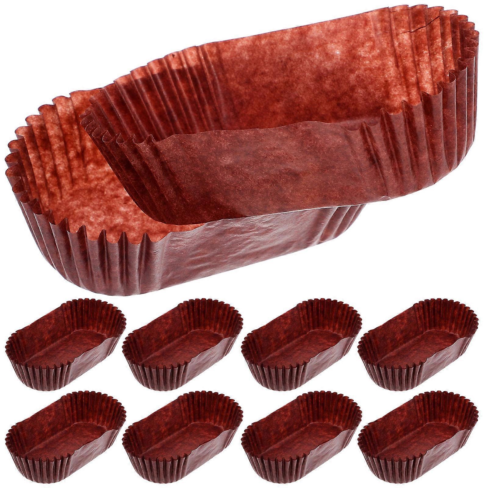 Muffin Cups Paper Liners Certified Chocolate Color 7.30X3.50X2.50CM 1000Set