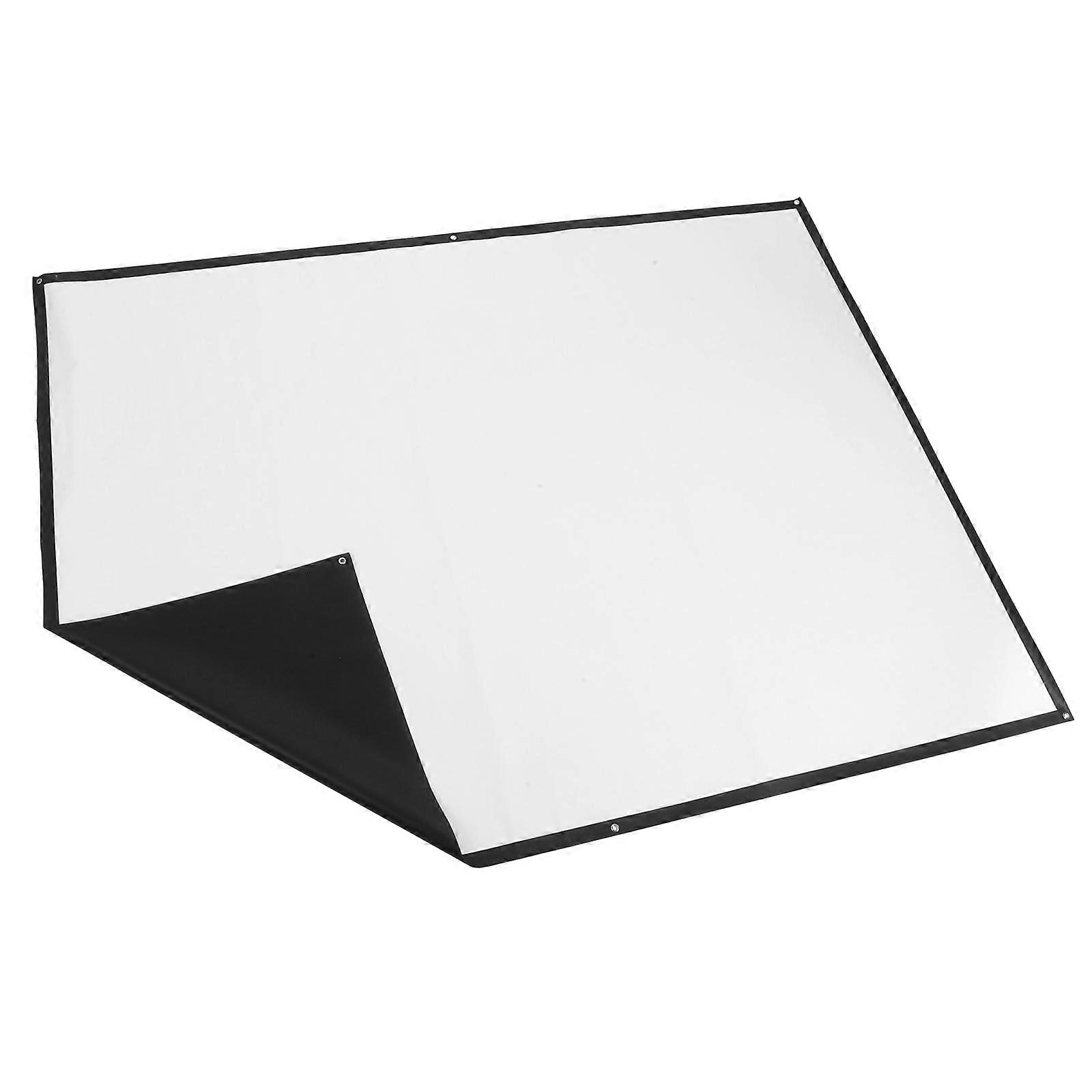 Portable Projector Screen with Sturdy Canvas Material for Business and Home Theater Use 100 Inches