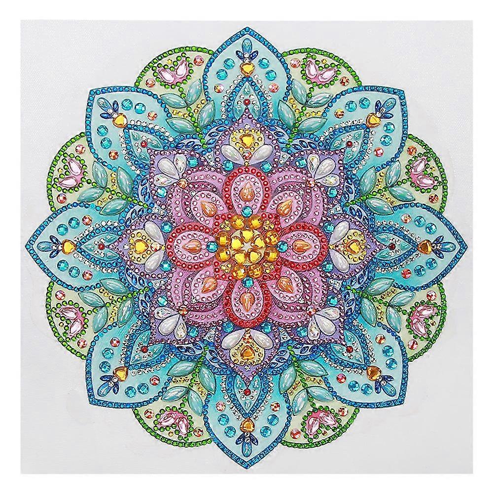DIY Mandala Cross Embroidery Painting Multi-Colored For Wall Painting 30 x 30cm Emotional Adjustment 1Pack