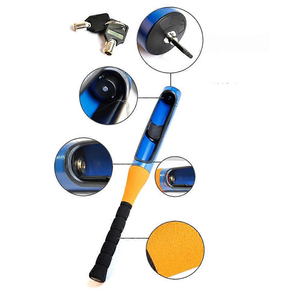 Baseball Bat Style Car Steering Wheel Lock Universal Anti Security in Assorted Color