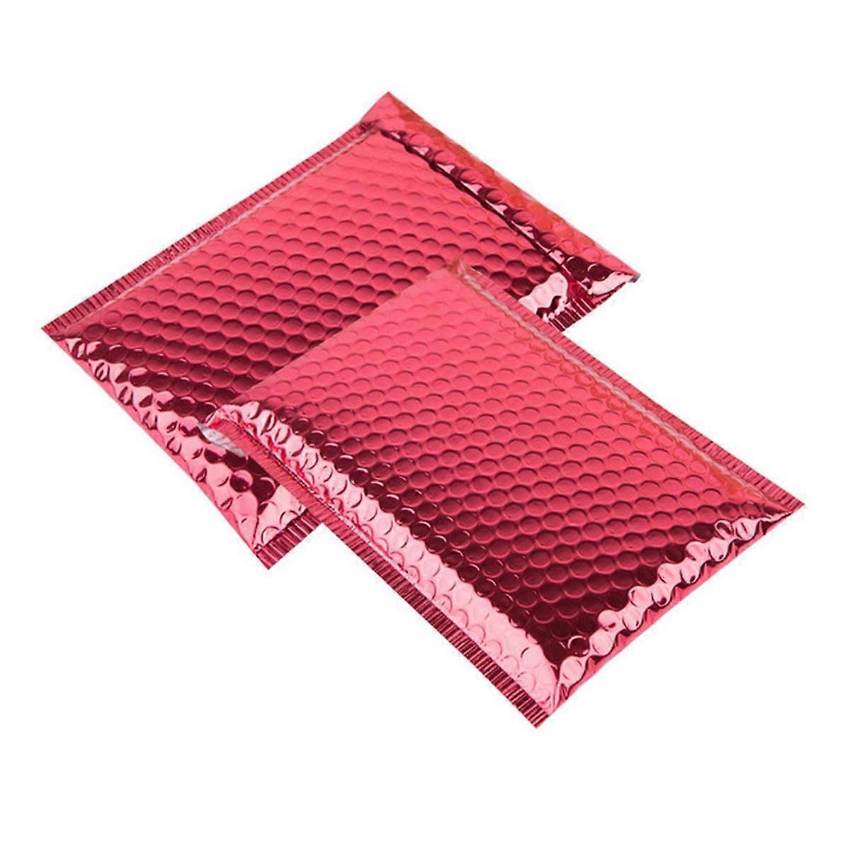Bubble Mailer Custom Padded Mailer With Printed  Bag For Jewelry Cosmetics And Clothing 50PCS Red 15x18cm