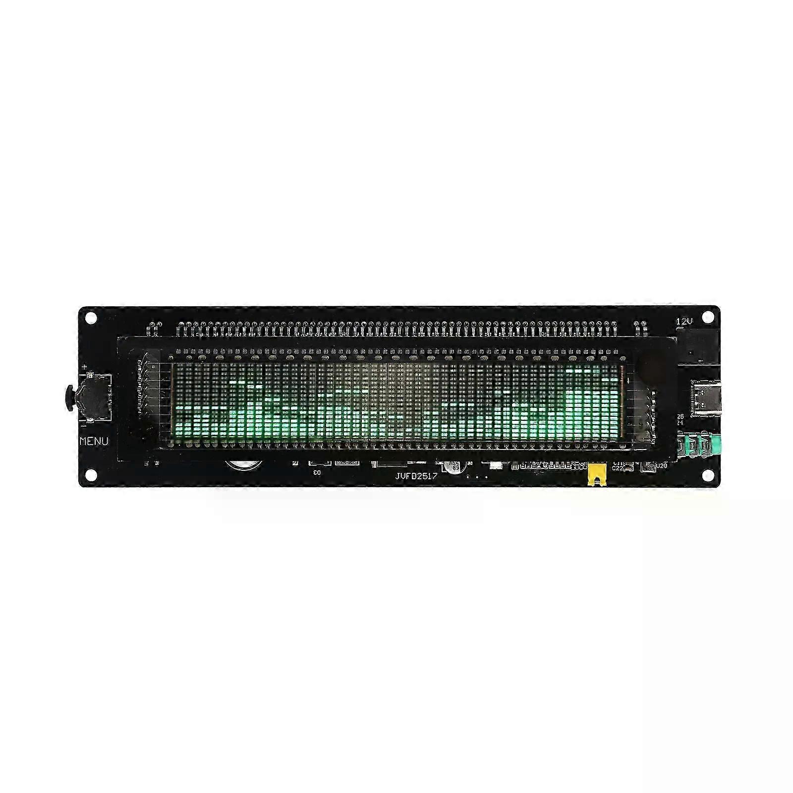 Audio Spectrum Analyzer Board MIC Pick Up Meter VU Meter Screen Display 32Hz-20KHz AK2515 Acrylic Spectrum New