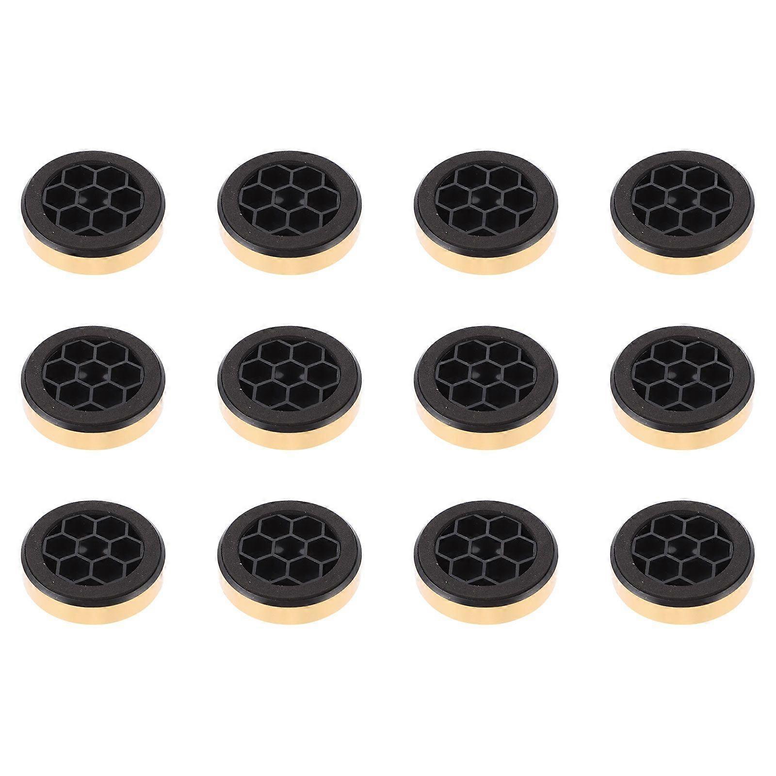 12pcs Plastic Amplifier Foot Speaker Computer Chassis Isolation Stand Base Pads