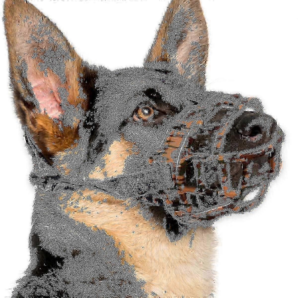 Silicone Basket Dog Muzzle for Small, Medium & Large Breeds - Soft Cage Design Prevents Biting & Chewing, Allows Drinking & Panting