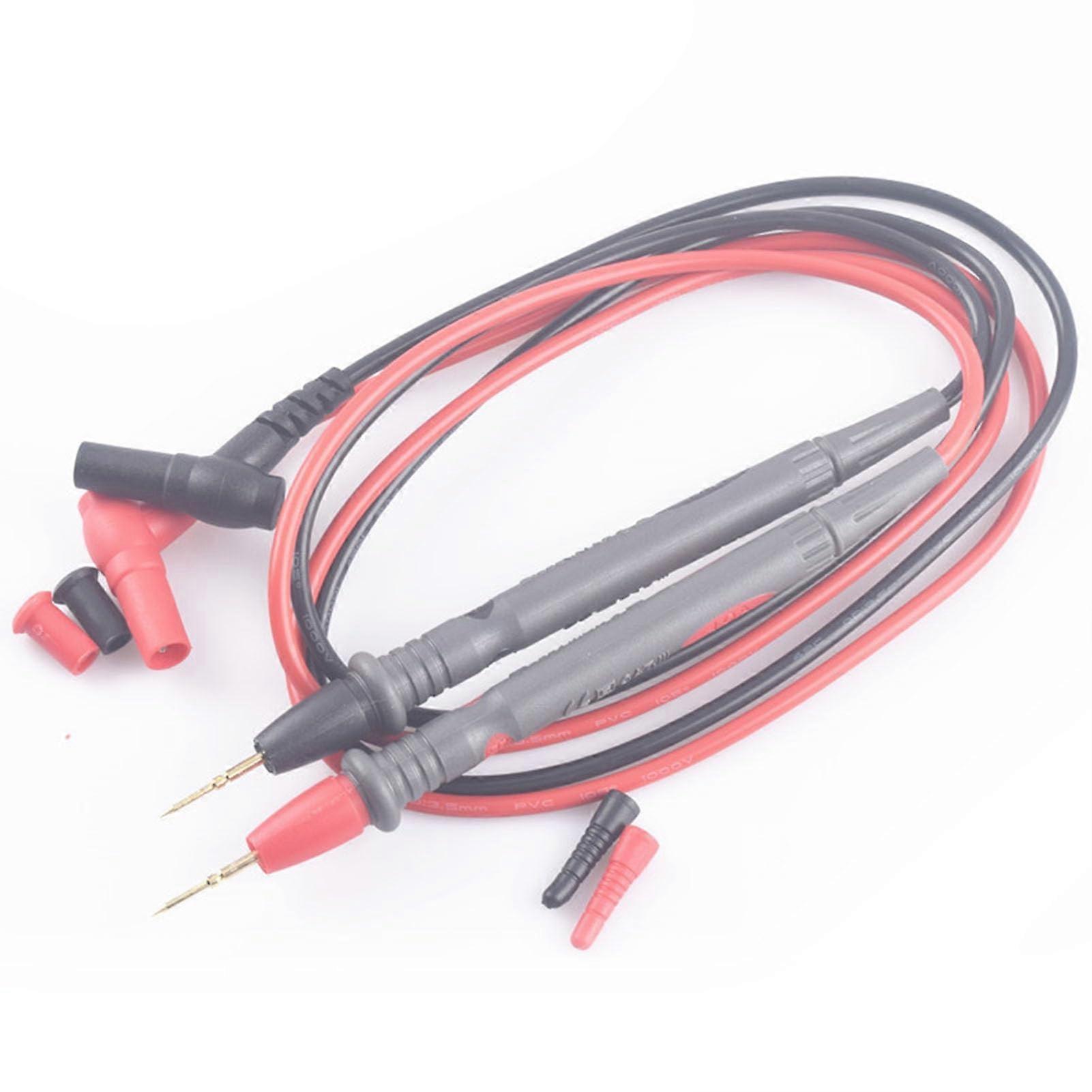 Fine pointed test probe, copper wire, goldplated test probes for multimeter electronics