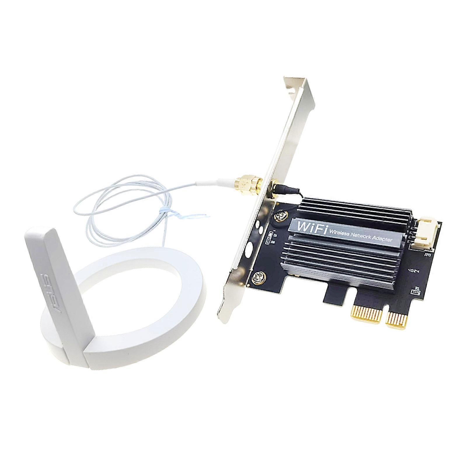 Fast Speed AX900 900Mbps WiFi6 Internal Wireless Card for Desktop Computers with BT5.2-compatible Capability Multicolor