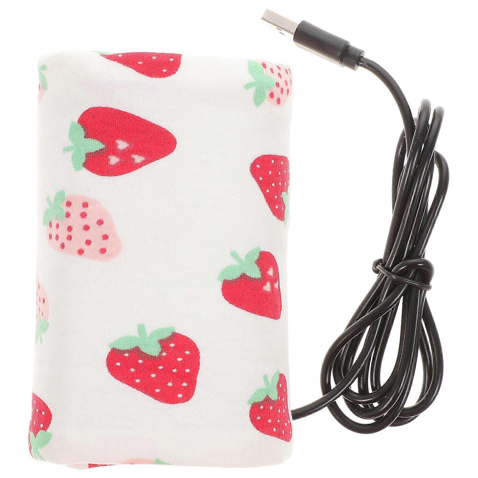 Portable Rectangular Bottle Warming Bag For Parents During Night Feeding Ideal Size 27x12cm 1Pcs
