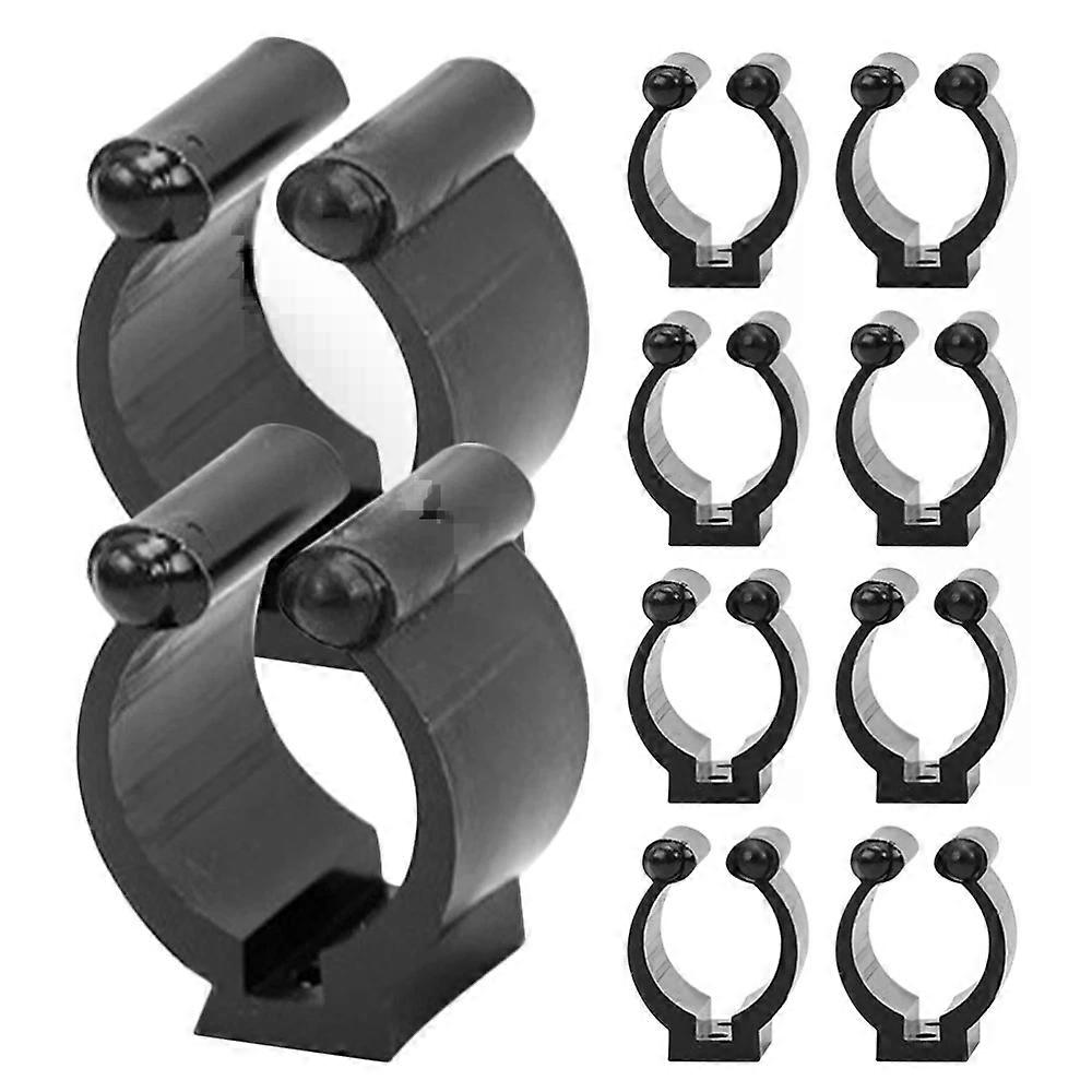 Club Fixing Clip, 10 Pcs Individual Surf Rod Holder Pool Pole Secure Mounting Clips