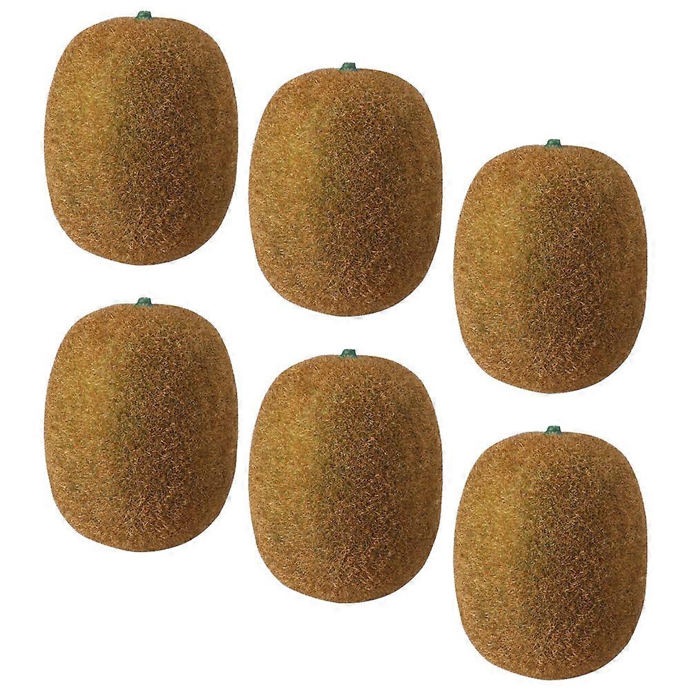 Fruit Display Artificial Fruits Photography Props Window Display 7.2X5.7CM Vivid Colors 6 Pcs