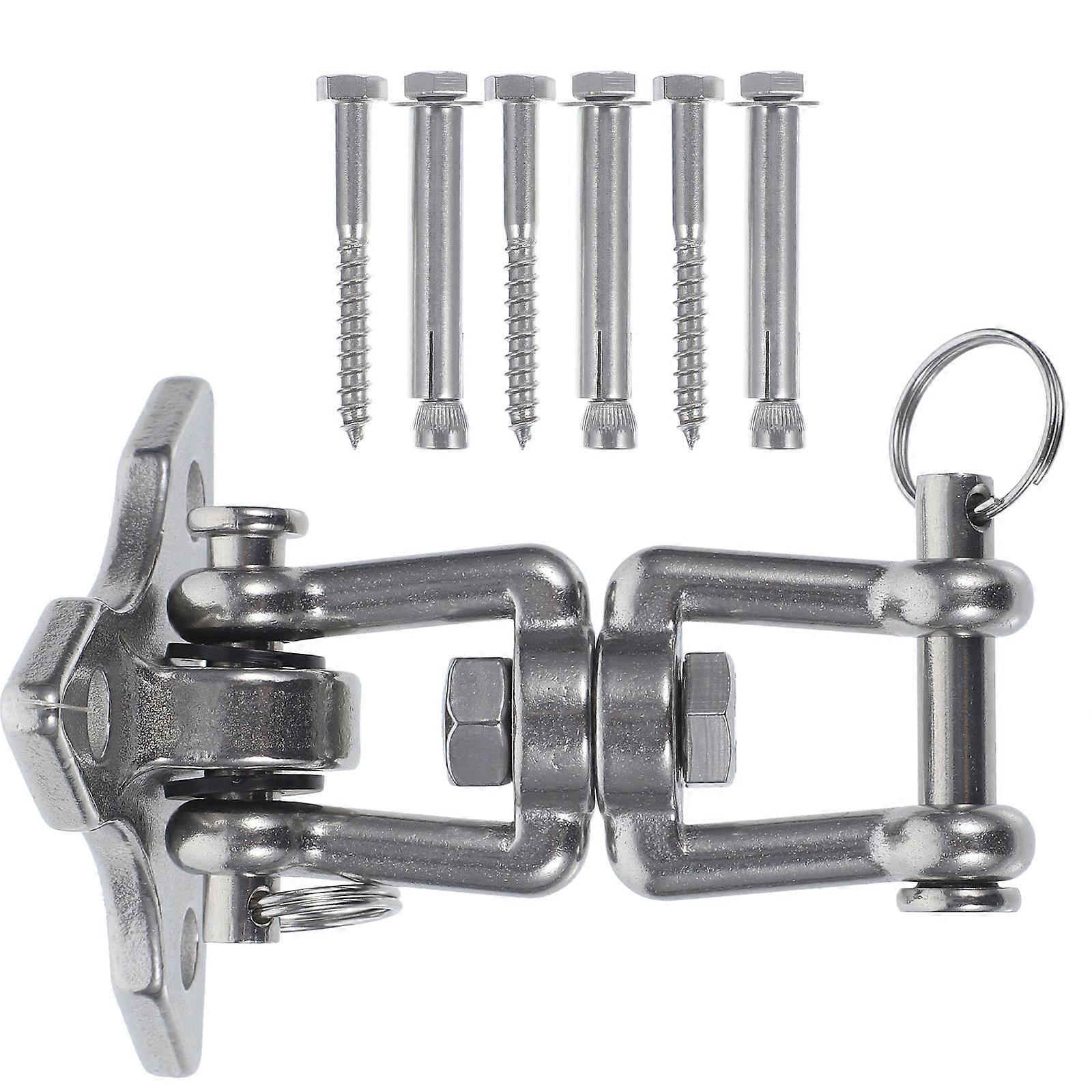 Silver Stainless Steel Swing Hanger Hook for Home Multipurpose Use Ceiling and Wall Installation