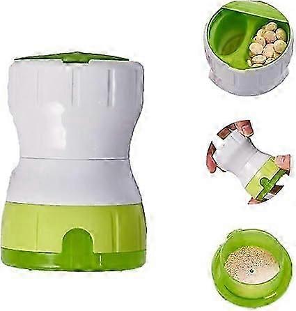 Pill Cutter with Ceramic Core, Practical 3 in 1 Rotation Grinder