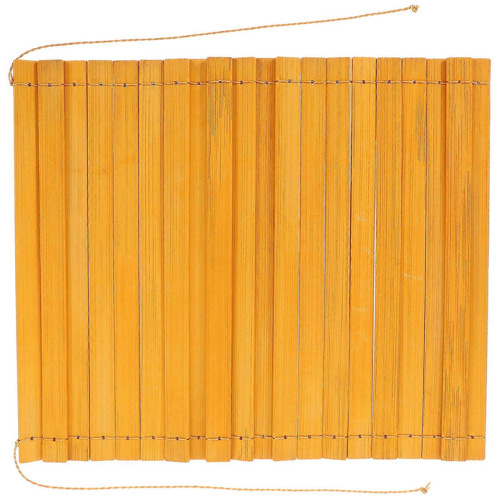 Bamboo Book Diy Craft Sheet Calligraphy Practice Rectangular Chocolate 30X24cm 1Pcs