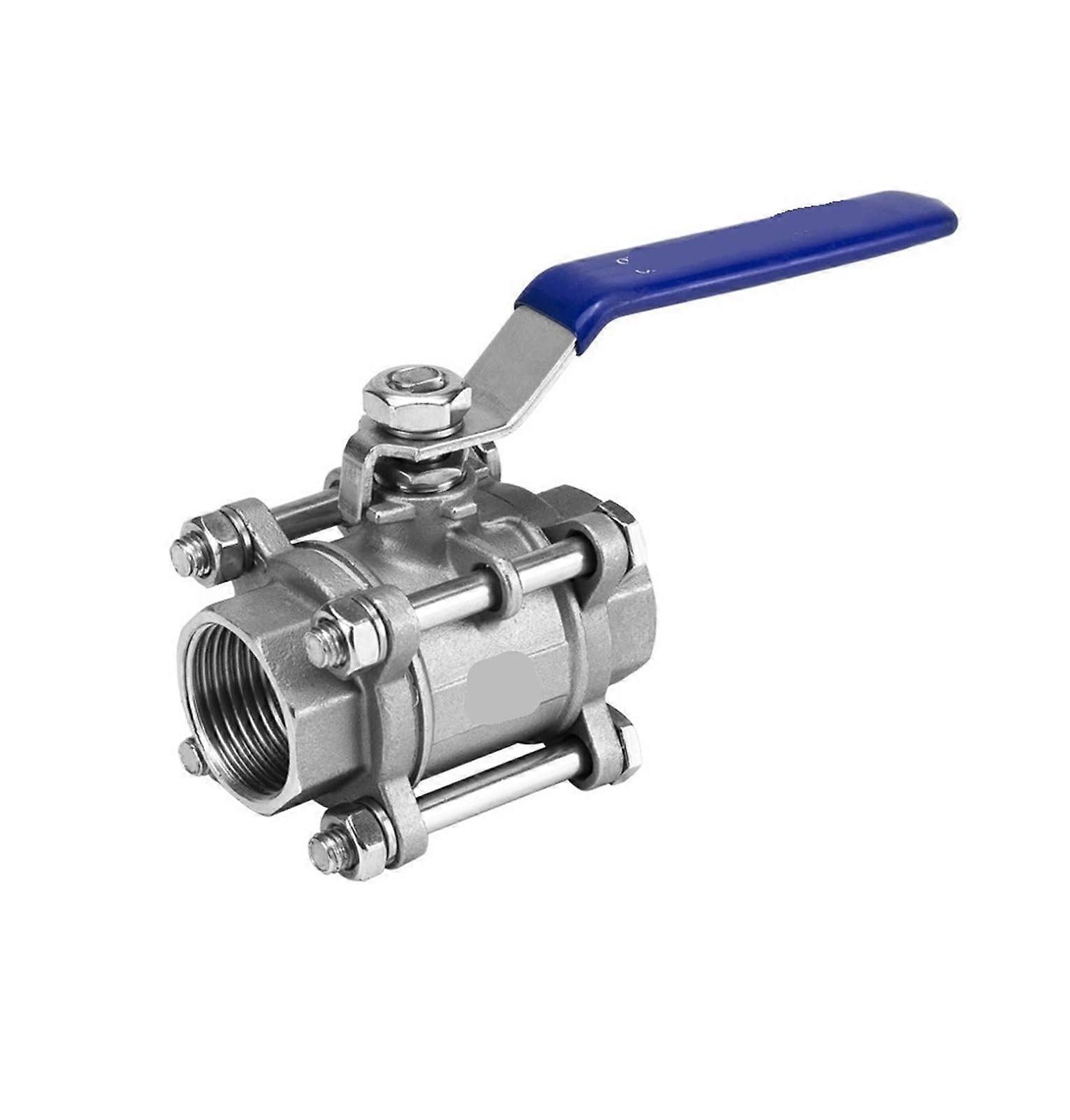 Threepiece stainless steel 304 ball valve with internal thread. 3PC ball valve with internal thread and internal thread (G21/2).