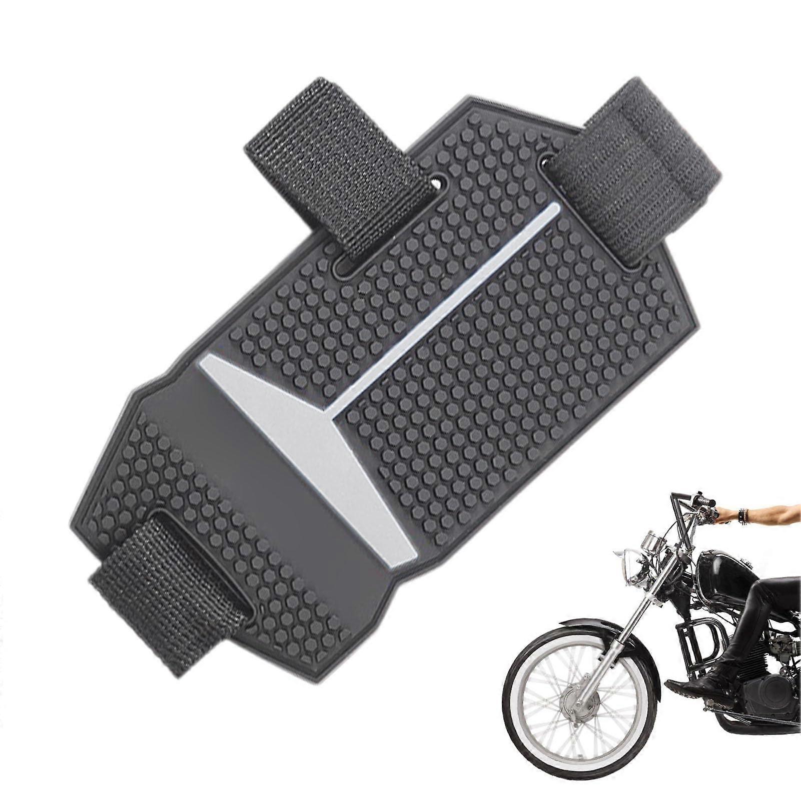 Motorcycle Shoe Protector with Rubber Band, Non-Slip Cover for Riding Shoes, Shift Lever Protector for Bikers