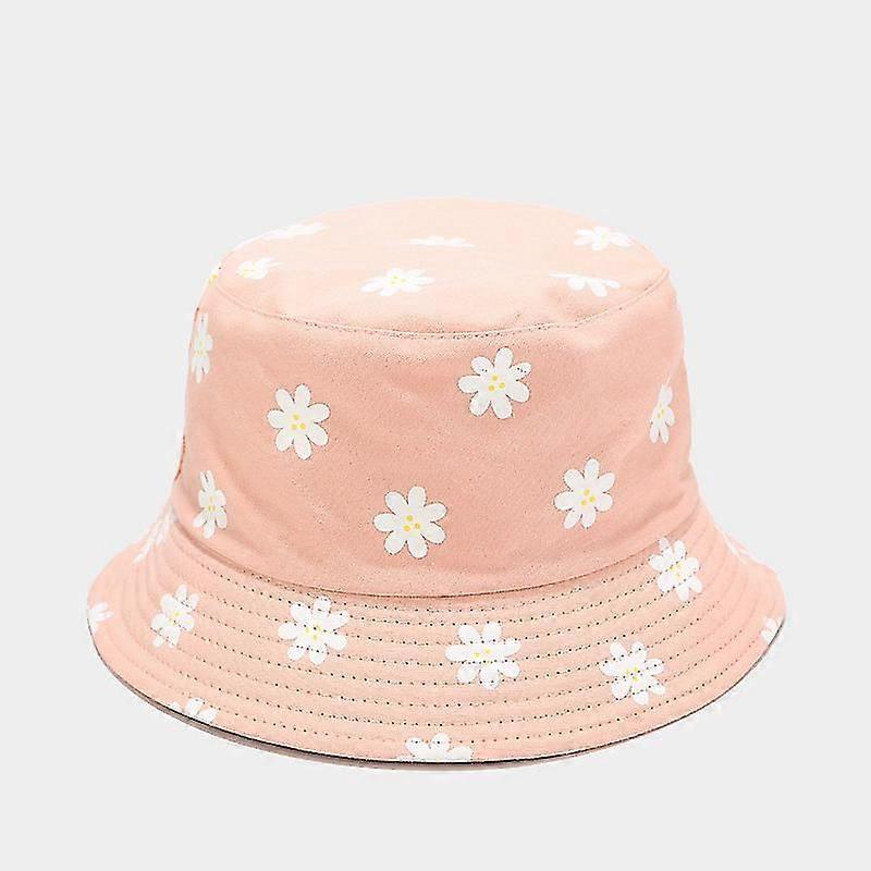 Unisex Print Double-side-wear Reversible Bucket Hat Travel Bucket Cap