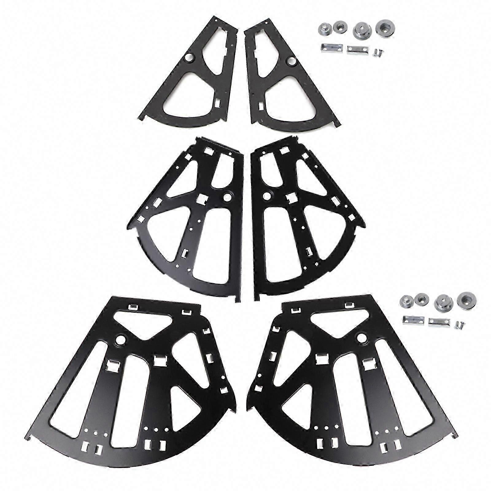 1 Pairs Cabinet Hinge Fan Shape 1/2/3 Layers Drawer Hinges Replacement Fittings Flip Frame Hinges Furniture Hardware