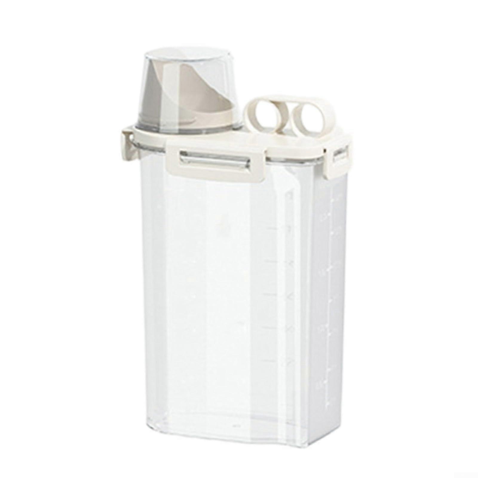 Airtight rice dispenser with ergonomic spout, easy to measure and pour (2.5L) 2.5L
