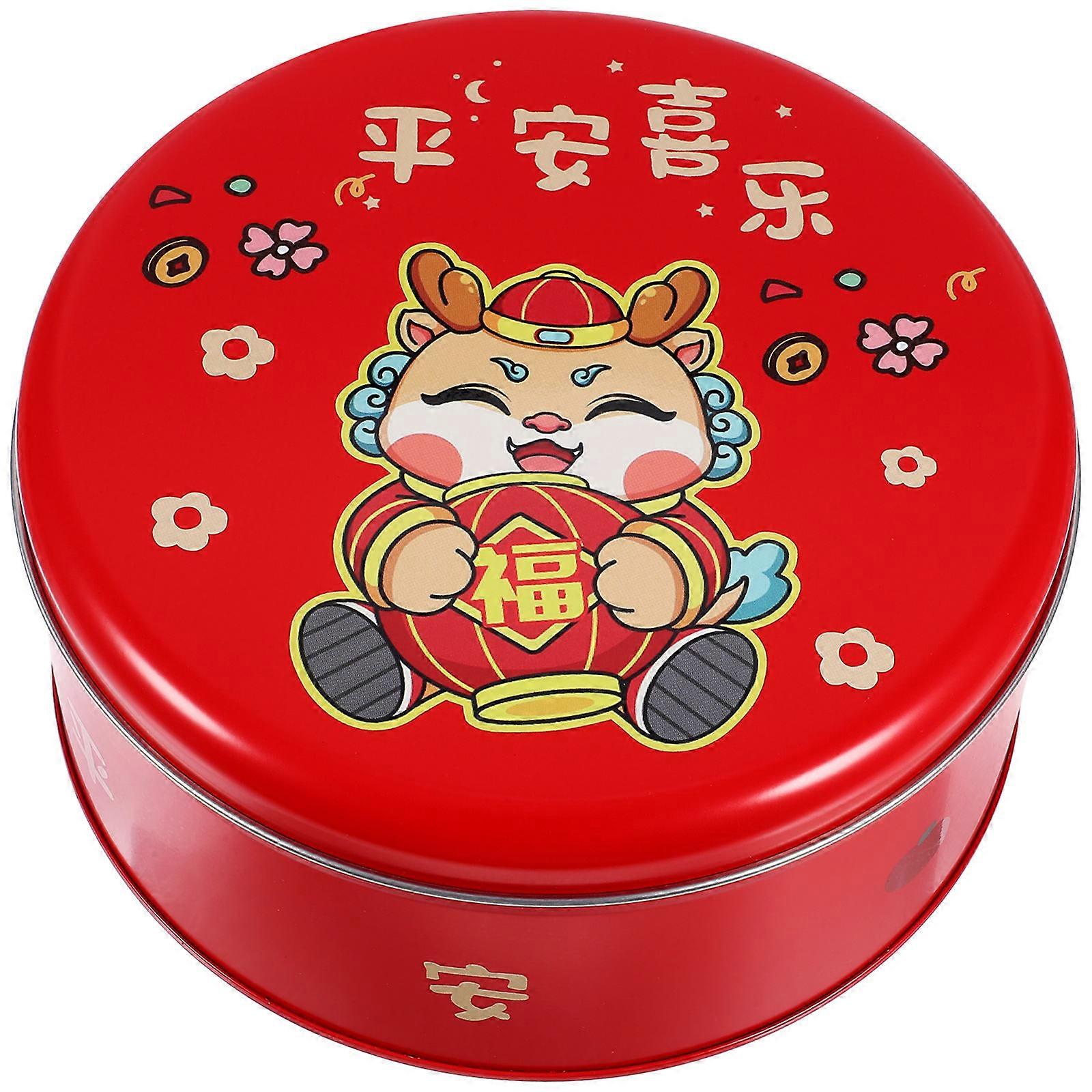 Festive Cookie Tinplate Box for Treat Storage – Bright, Multi Functional Packaging for Parties, Celebrations and Party Favors