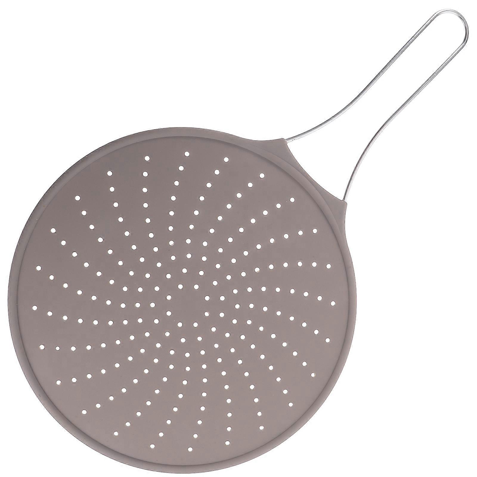 Pot Splatter Screen with Long Handle for Convenient Storage and Operation