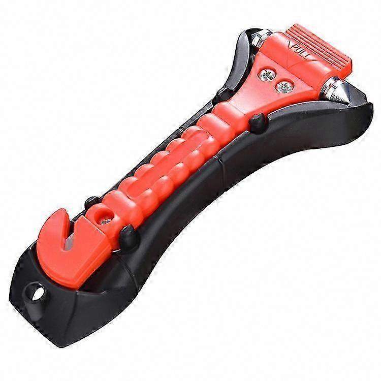 Set of 2 seat belt cutters and emergency window breaker hammers