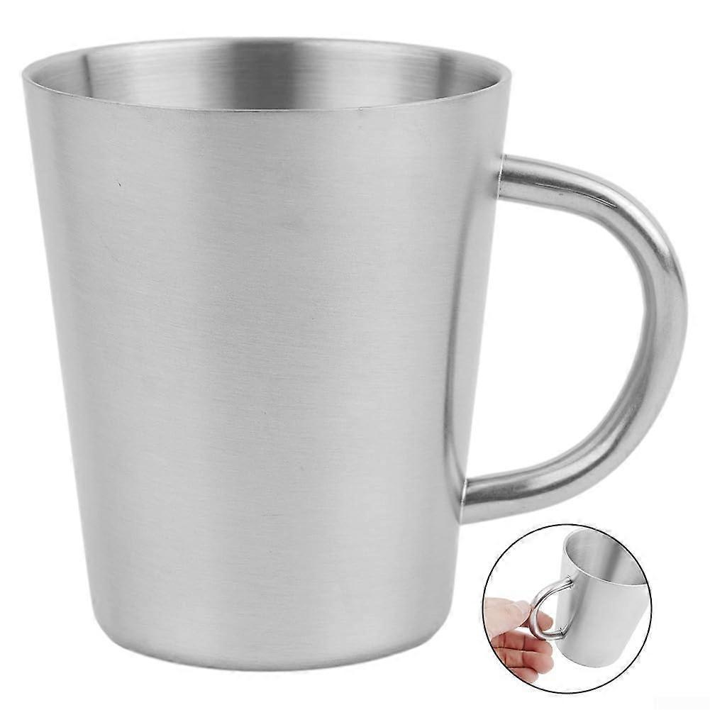 Stainless Steel Insulated Cup With Handle 300 ml Model A For Beer Wine Water