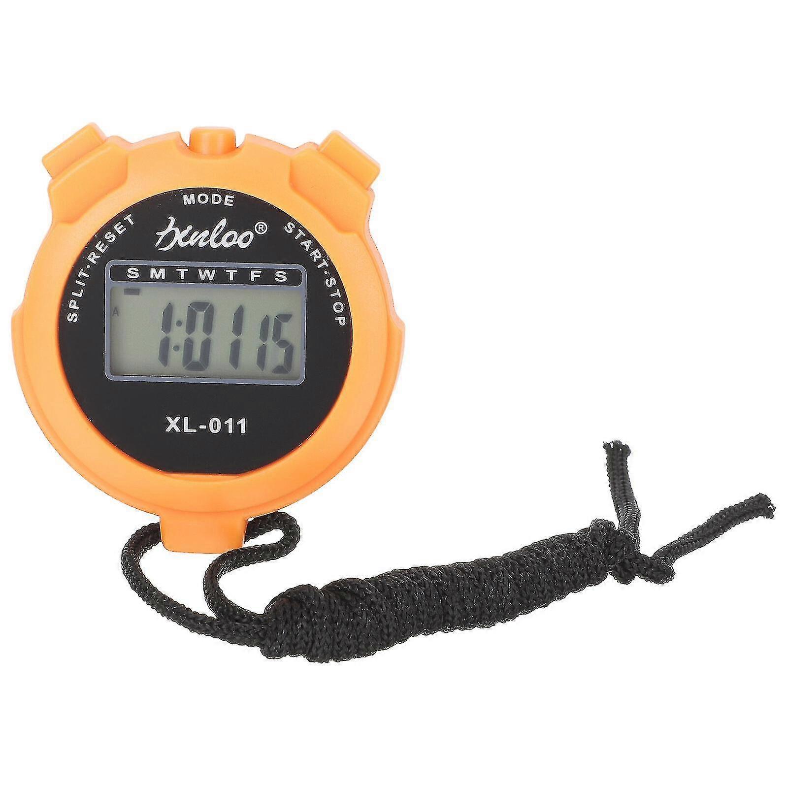 Compact Electronic Stopwatch with Alarm Countdown Timer for Sports and School