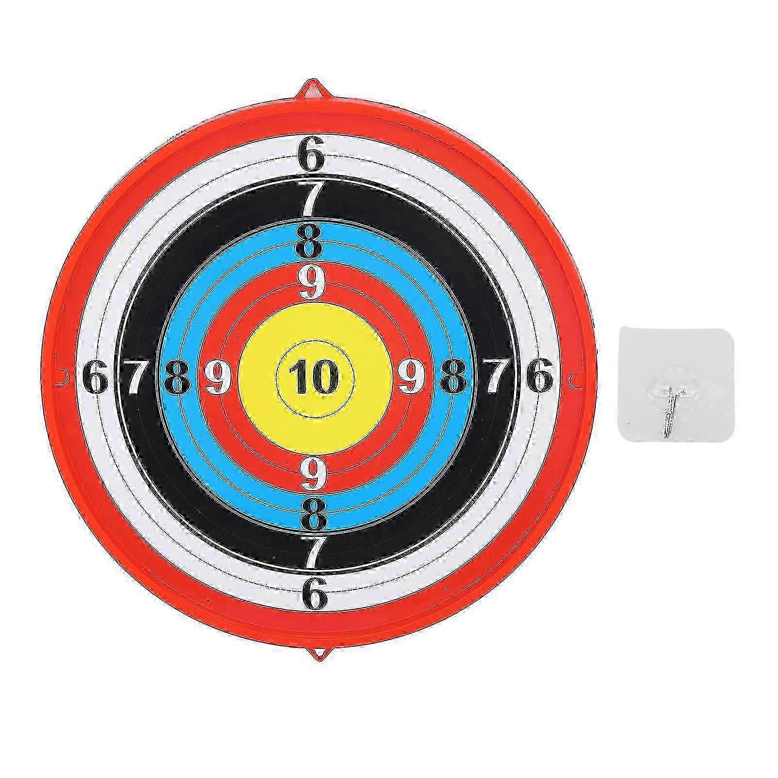Children's Archery Game Set with Suction Arrows - Large Round Target for Indoor and Outdoor Play