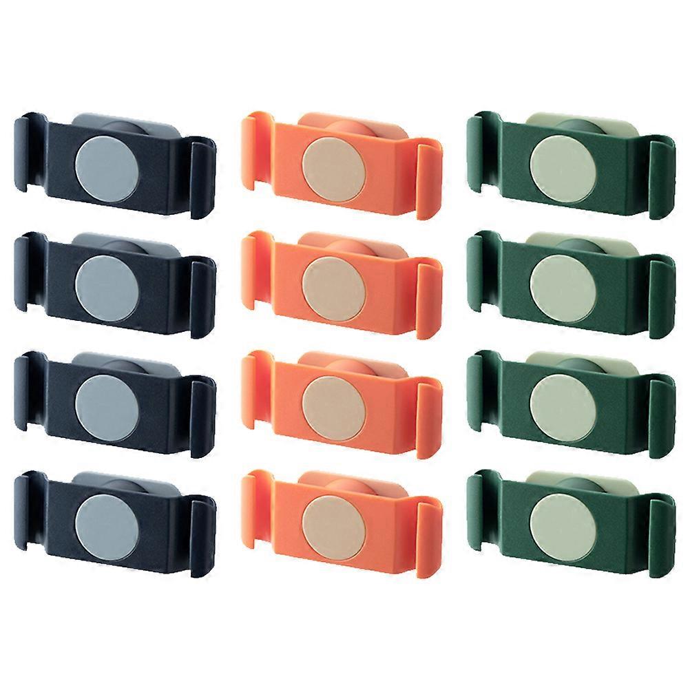 Appliance Cable Organizer 12Pcs Punch-free Design For Tidying Up Cables In Kitchen Office And Bathroom Assorted Color Durable