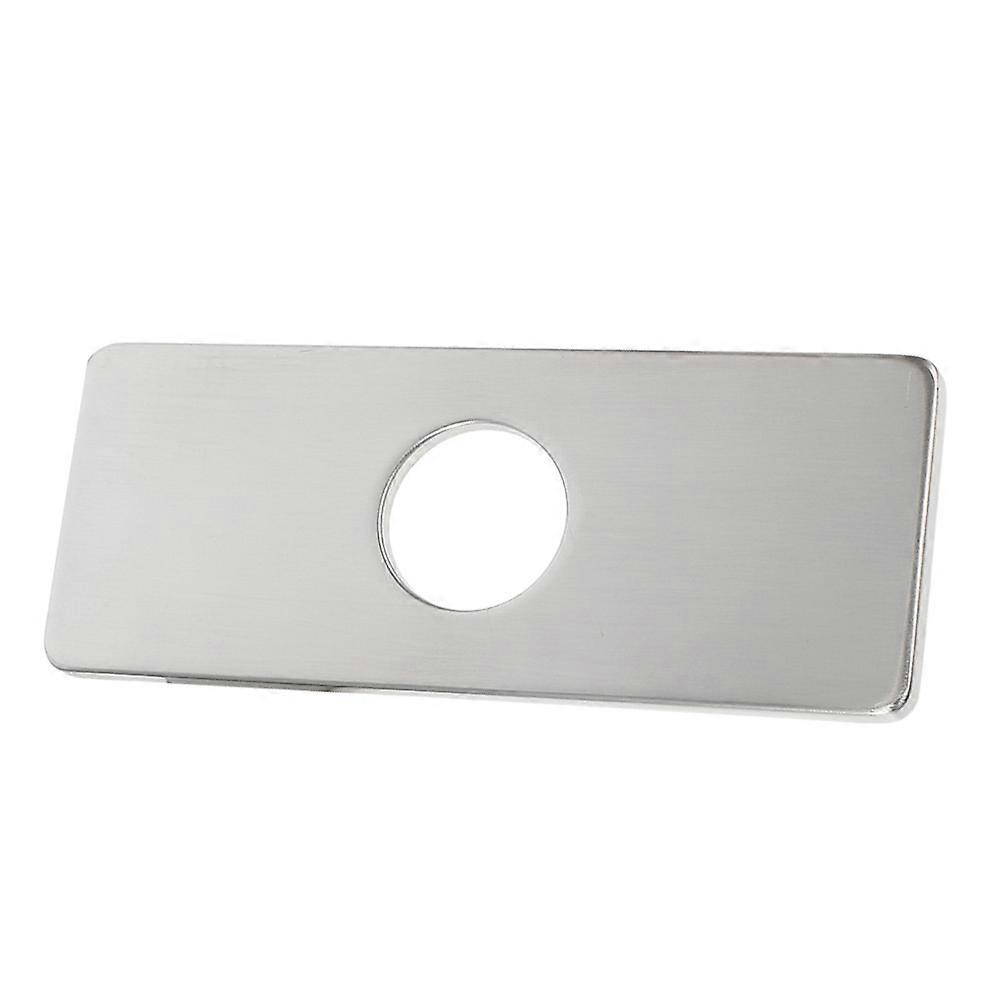 Stainless Steel Faucet Hole Cover for Home Use Silver Smooth Surface Decorative Kitchen