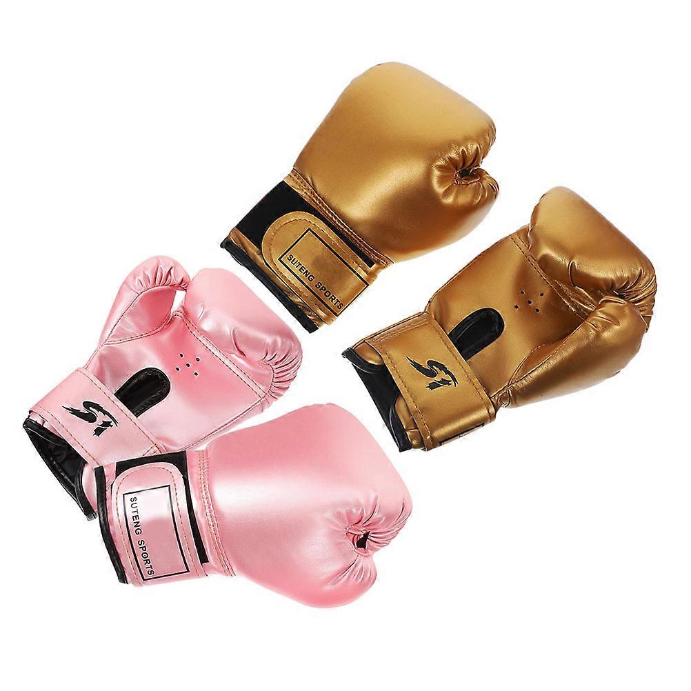 Sparring Kids Punching Gloves For Beginners In Assorted Color Designed For Hand Protection During Boxing Training 2 Pairs