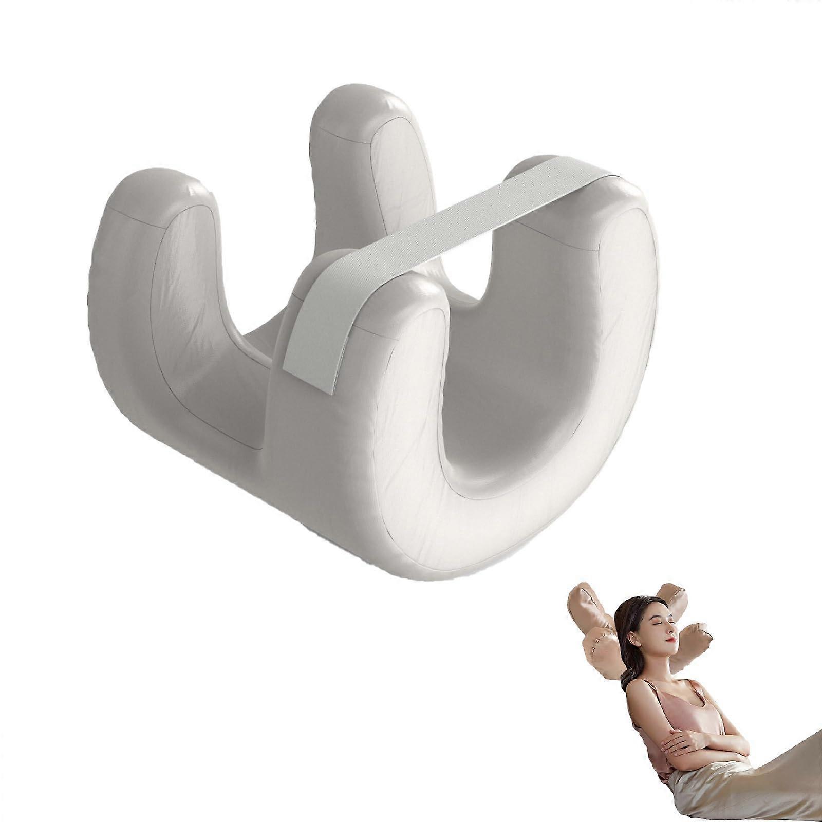 Flawless Face Pillow without Wrinkles, Silk Fabric Sleeping Pillow, AntiAgeing, Ideal for Side and Back Sleepers, Enjoy a Wonderful Night (Off White)