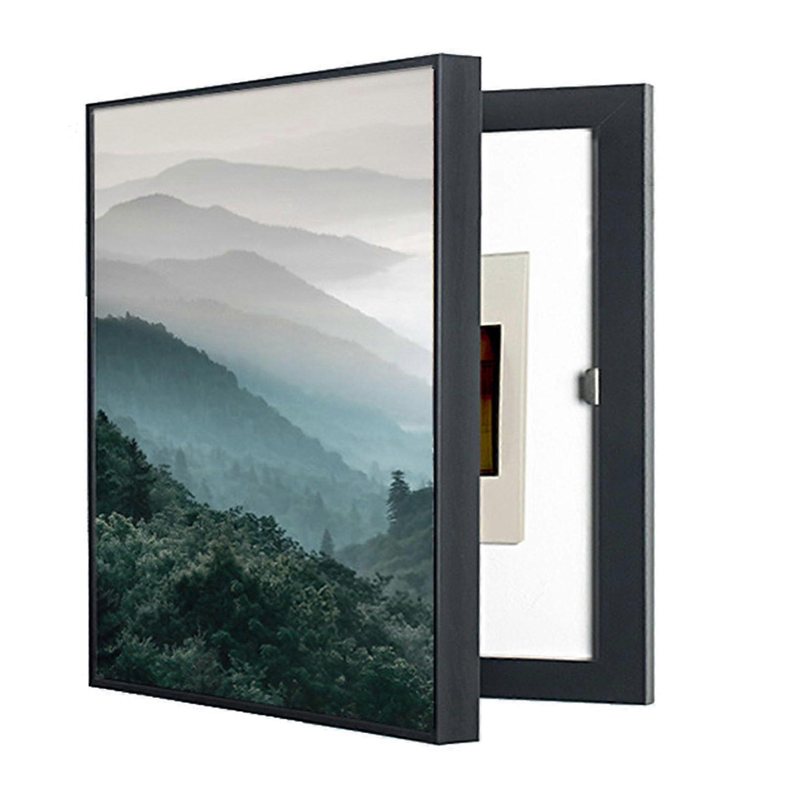 Decorative frame for electricity meter boxes, simple cover, painting for your home.